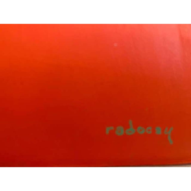 1960s Acrylic Portrait Series #1 by Albert Radoczy For Sale - Image 5 of 5