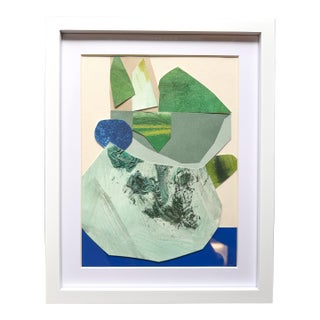 "Little Miss Sunshine" Original Framed Collage on Paper by Zac Woodiel For Sale