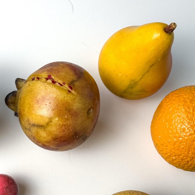 Stone Vintage Italian Hand-Carved Stone Fruit Collection, 10 Pieces For Sale - Image 7 of 8