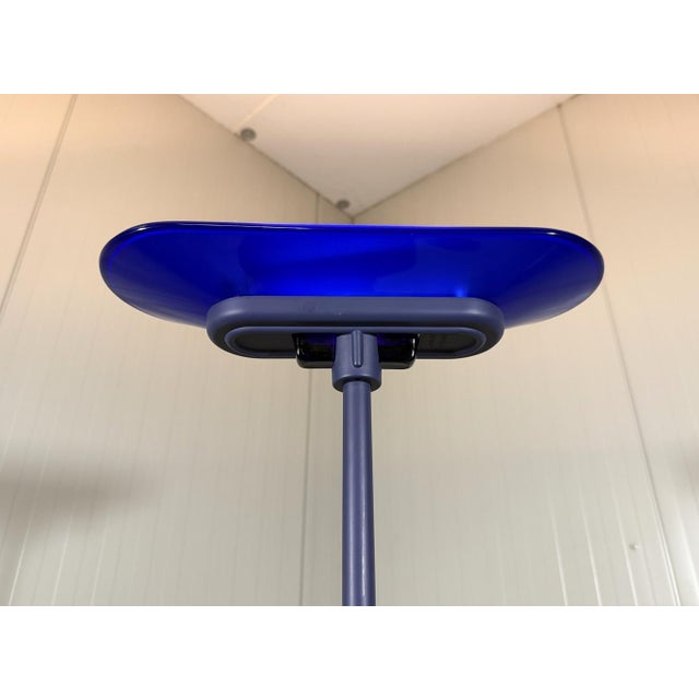 Floor lamp Jill A380 in Blue by Arteluce Italy, 1970s For Sale - Image 11 of 18