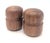 1960s Mid 20th Century Teak Wood Salt and Pepper Shakers, a Pair For Sale - Image 5 of 9