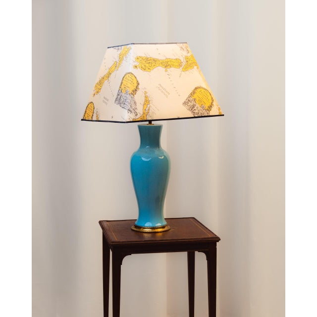 World Map Lamps, 1960s, Set of 2 For Sale - Image 4 of 4