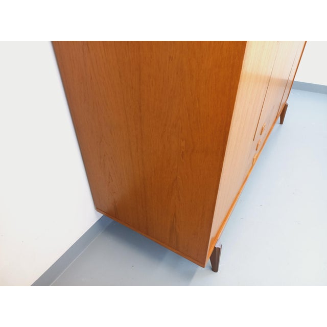 Vintage Scandinavian Teak Wardrobe, 1960s For Sale - Image 11 of 18