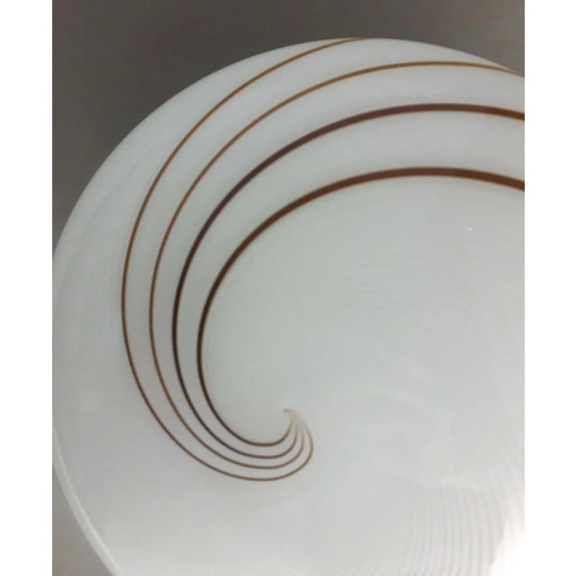 Vintage 1960s Murano Glass Flush Mount For Sale - Image 10 of 13