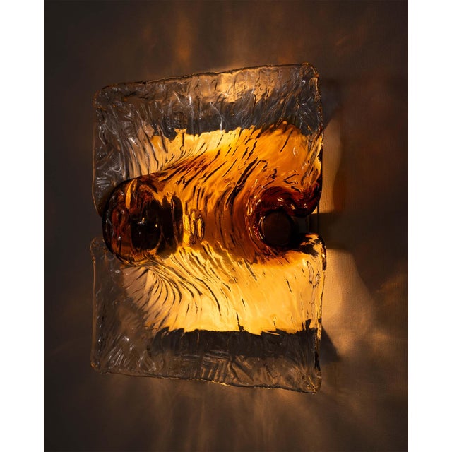 Metal Small Wall Lamp by Toni Zuccheri for Venini, Italy, 1960s For Sale - Image 7 of 13