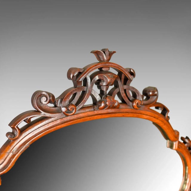 1840s Robert Strahan & Co Burr Walnut Whatnot Irish Mirror Stand For Sale - Image 6 of 13