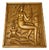Carved Oak Panel of Allegorical Female Figure, 1920s For Sale