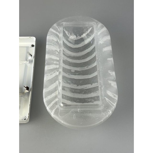 Space Age Wall Lamp in Glass and Metal from Peill & Putzler, Germany, 1960s For Sale - Image 15 of 18