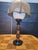 Coffee Vintage 70's Tropical Bamboo Lamp With Wicker Shade For Sale - Image 8 of 8