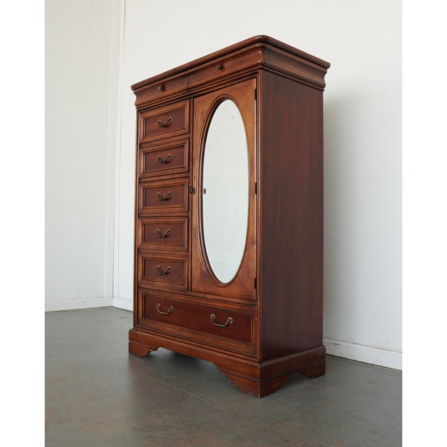 1980s Vintage Lexington Chez Michelle Wardrobe Chiffonier For Sale - Image 5 of 17