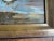 2024 Listed British Artist Oil Painting of Clouds on Winchester Beach, Custom Framed For Sale In Houston - Image 6 of 10