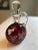 Vintage Ruby Red Bohemian Decanter For Sale In Los Angeles - Image 6 of 9