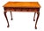 Elegant Chippendale Style Mahogany Writing & Console Table 1920 For Sale - Image 9 of 12