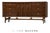 1960s Refinished Broyhill Brasilia 66” Walnut Dresser Credenza For Sale