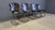 Black Vintage Dining Chairs attributed to Cidue, 1970s, Set of 4 For Sale - Image 8 of 13