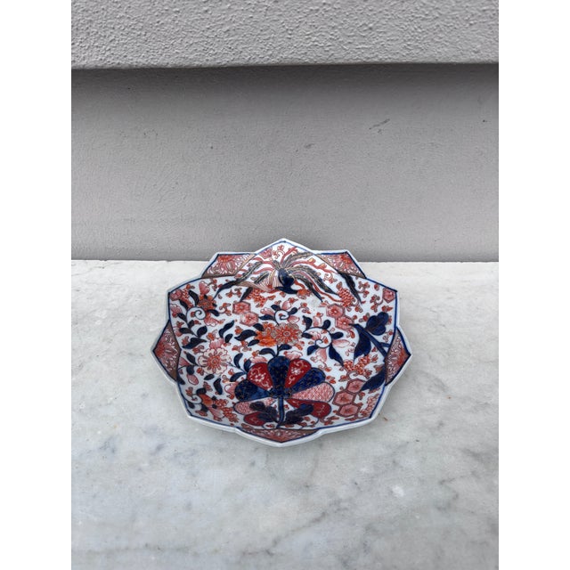 Late 19th Century 19th Century Set of 6 Japanese Imari Plates For Sale - Image 5 of 6
