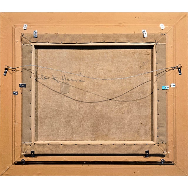 Jules René Hervé - 1930s View of Notre Dame - Oil Painting For Sale - Image 11 of 11