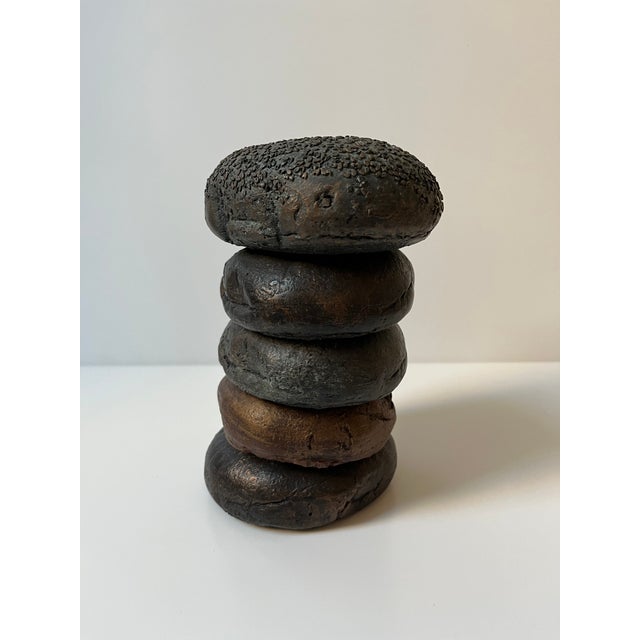 Hanna Liden "Everything" Miniature Bagel Sculpture For Sale - Image 4 of 5