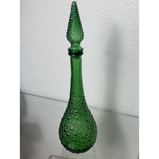 Italian Empoli Glass Carafe For Sale - Image 14 of 14