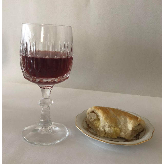 Early 20th Century Vintage Wine Goblet-Set of 8 For Sale - Image 5 of 6