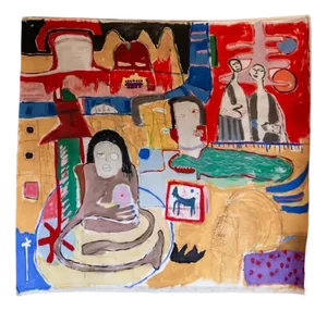 Alfonso Reyes, Fragments #1, 2021, Acrylic on Canvas