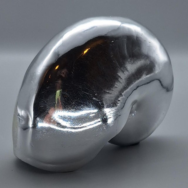 Vintage Nate Berkus Chrome Finish Seashell Chairish