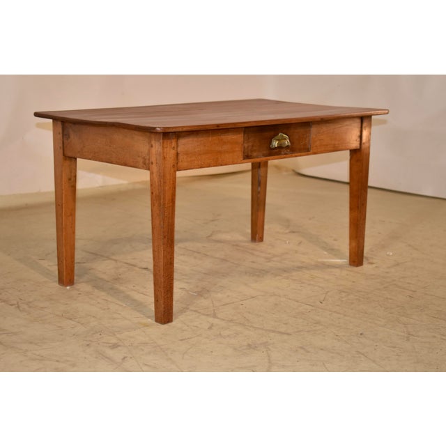 Wood 19th Century French Cherry Coffee Table For Sale - Image 7 of 8