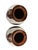 Mediterranean Vintage Pair Urn Shaped Mandala Pattern Mother of Pearl Shell Vases For Sale - Image 3 of 6