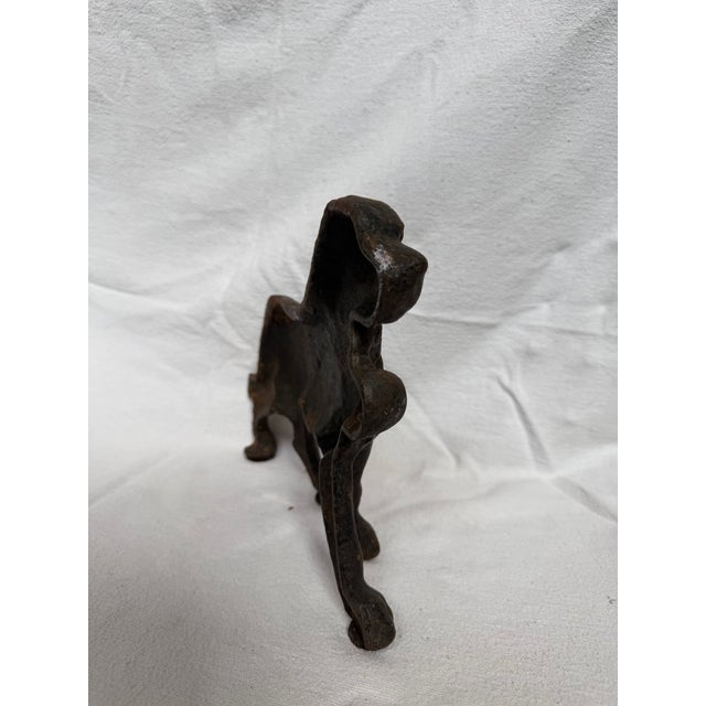 Bronze Saint Bernard Door Stop For Sale - Image 8 of 10