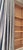 2010s Custom Champagne Textured Drapery Panels With Sheer Shade & Curtain Rod For Sale - Image 5 of 7