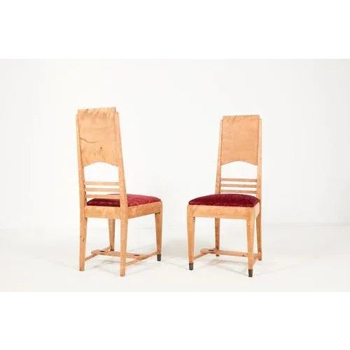 Art Nouveau Chairs from Alfred Grenander, Set of 8 For Sale - Image 5 of 13