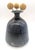 Offered is a circa. 1970s glazed stoneware wheel-turned vase with a drip glaze. It bears an illegible signature on the...