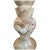Monumental Vintage Terracotta Candlesticks Raised Rose Relief 15 Inch Pair For Sale - Image 11 of 15