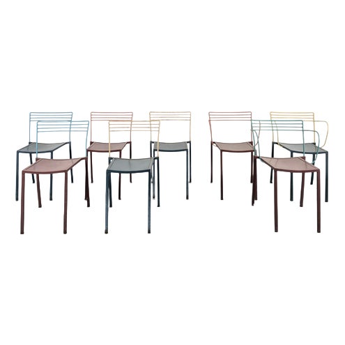 Piccolo Chairs by Pascal Mourgue for Fermob, Set of 8 For Sale