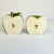 1980s Vintage Boho Chic Arts & Crafts Trompe L’Oeil Green Apple Salt & Pepper Shakers - A Pair For Sale - Image 13 of 14