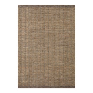Jean Stoffer x Loloi Cornwall Mocha / Natural 2'-3" x 3'-9" Accent Rug For Sale