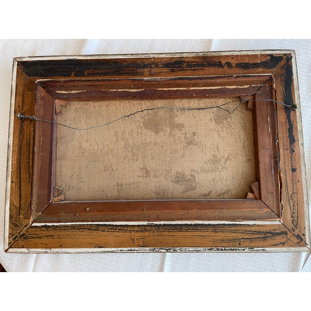 Large Antique 19th Century Oil, Painting Landscape For Sale In New York - Image 6 of 8