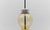 Metal Amber Bubble Glass Pendant Lamp, Germany 1960s For Sale - Image 7 of 8