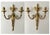 Mid Century Italian Brass Neoclassical Urn Topped 2 Arm Candle Wall Sconces - a Pair For Sale - Image 13 of 13