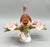 Shabby Chic Vintage Herend Hungary Hand-Painted Songbird With Pink Blossoms – Porcelain Figurine - Cottagecore • Traditional • European Classic For Sale - Image 3 of 15