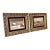 Pair Vintage Framed Winter Landscape Oil Paintings Signed John Peppe For Sale