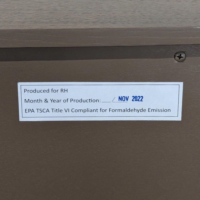 Wood Restoration Hardware 8-Drawer Wood Dresser - Modern Storage Solution For Sale - Image 7 of 9
