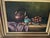 Pair of Mid-Century Still Life Oil Paintings Signed Kance in Carved Gilt Wooden Frames For Sale - Image 9 of 11