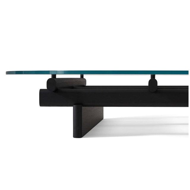 Sengu Coffee Table in Walnut & Glass by Patricia Urquiola For Sale - Image 11 of 18