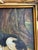 Antique Oil Painting on Board Hound Dog With Puppies For Sale - Image 12 of 12
