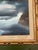 Expressionism 1970’s Original Abstract Rocky Seascape Chunky Carved Wood Frame Signed For Sale - Image 3 of 5