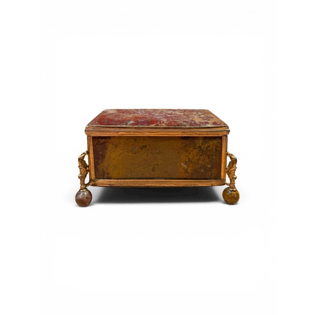 Circa 1900 Agate and Bronze-Mounted Decorative Box, Possibly Italian For Sale - Image 4 of 4