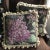 Vintage Pillows Set of 2 Floral Wool and Velvet Feather Filled Needlepoint Pillows- a Pair For Sale - Image 9 of 9