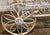 Shabby Chic Vintage Shabby Chic French Wire Tea Cart For Sale - Image 3 of 12