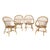 Rattan Armchairs, France, 1960s, Set of 4 For Sale - Image 14 of 14